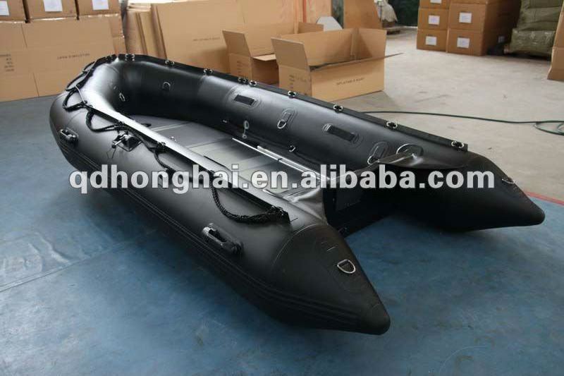 ocean inflatable rubber boat rowing boats pontoon boats  HH-S550 with CE