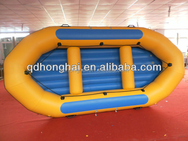 High quality PVC material 8 persons 4.3m Whitewater inflatable rafting boat