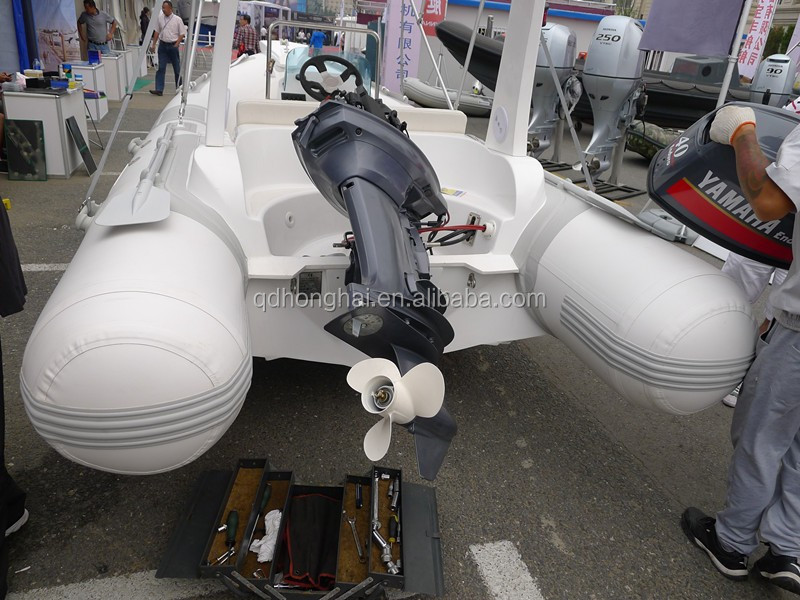 NEW rib520 boat cheap fiberglass wave boat rib boat hypalon for sale