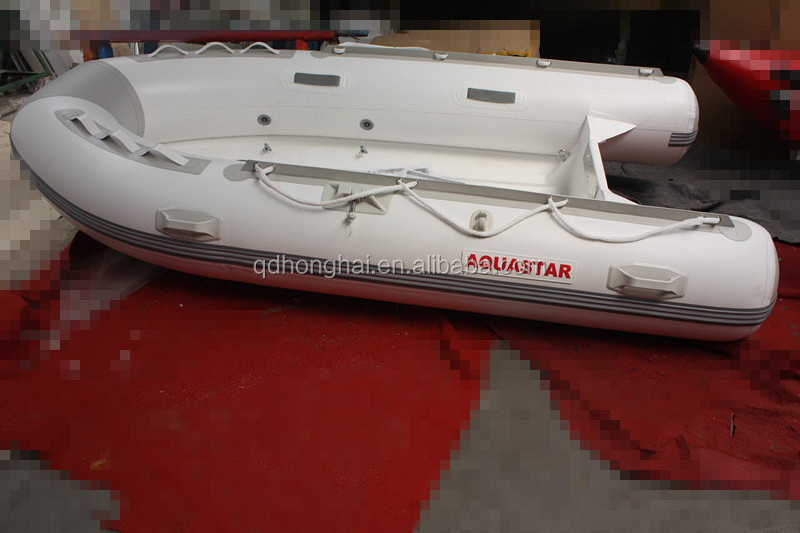 hot sale portable fiberglass bottom rib boat fiber glass boats 330 for sale