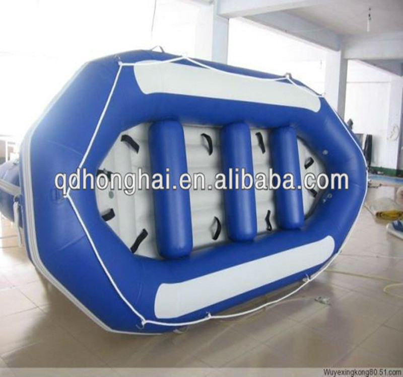 High quality PVC material 8 persons 4.3m Whitewater inflatable rafting boat