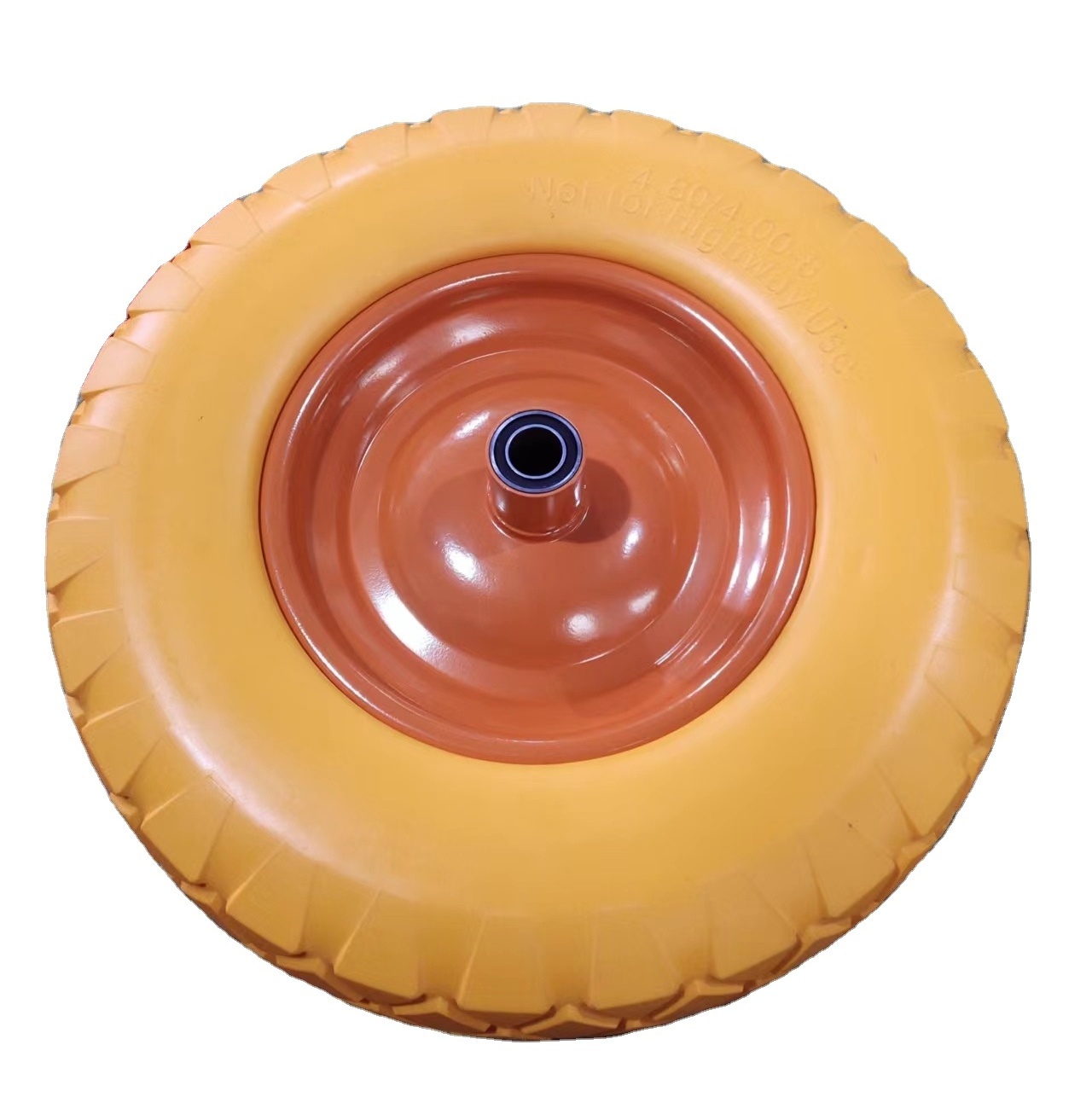 16*4.00- 8inch plastic rim pneumatic rubber wheel with axle