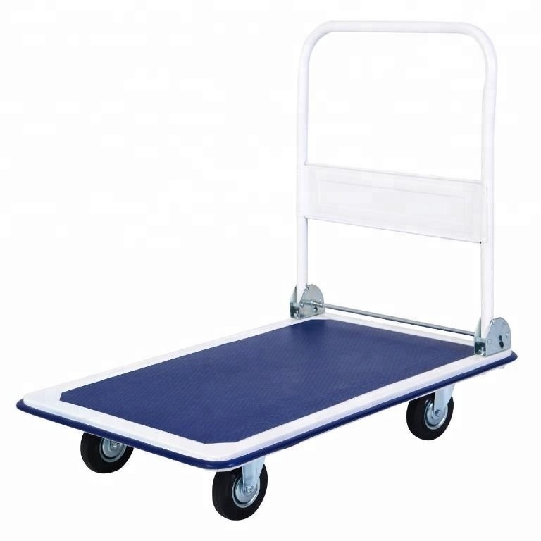 150kgs 300kgs Four Wheel Folding Hand Push Platform Cart Trolley