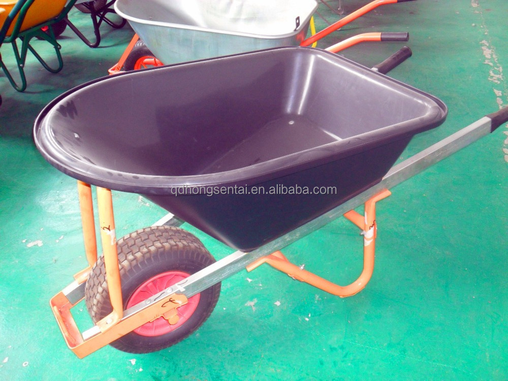 manufacture 0.6cbf to 10cbf cheap price metal and plastic commercial wheelbarrow