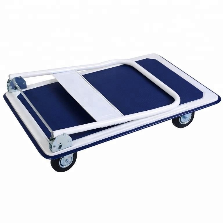 150kgs 300kgs Four Wheel Folding Hand Push Platform Cart Trolley