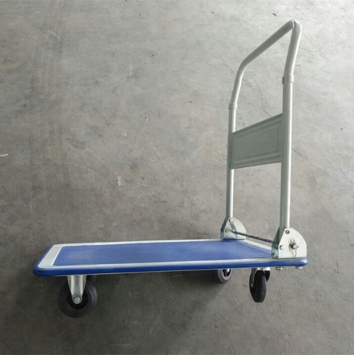 150kgs 300kgs Four Wheel Folding Hand Push Platform Cart Trolley