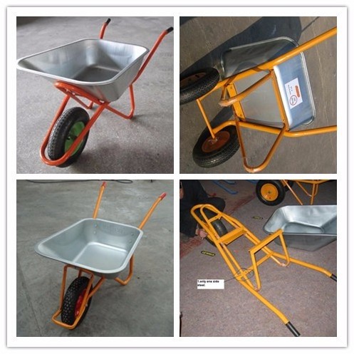 WB6404 china galvanized construction wheelbarrow