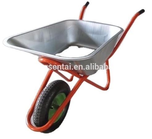 WB6404 china galvanized construction wheelbarrow