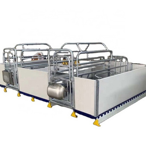 European Style Animal Finishing Crates Fatten Pig Pen Breeding Farms  Farrowing Crates Cages Easy Cleaning