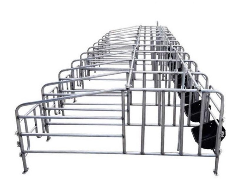 China Supplier cheap price pig corral Galvanized farrowing stall for pig husbandry equipment pig cage fence fattening pens