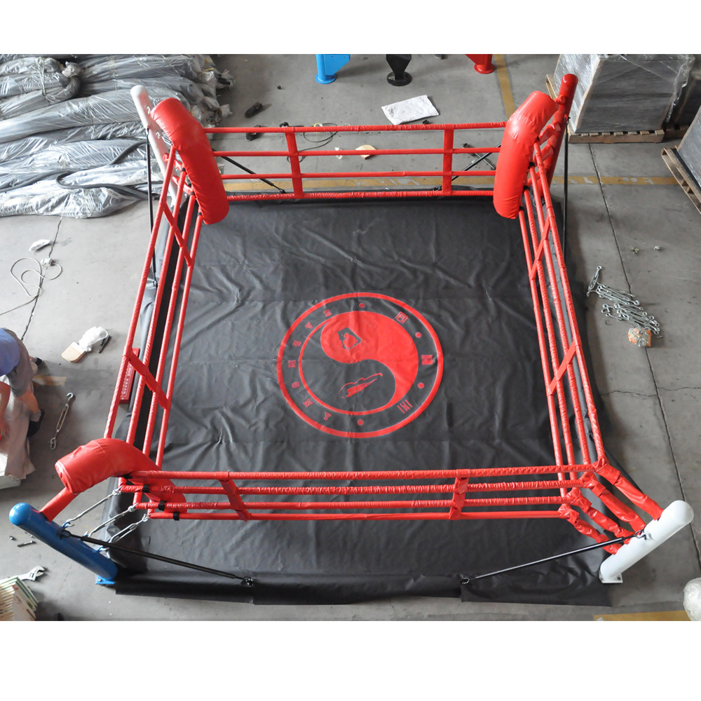 High Quality Wrestling AIBA Approved Boxing Ring Used Inflatable Boxing Ring Commercial MMA Octagon Used Boxing Ring CN;SHN