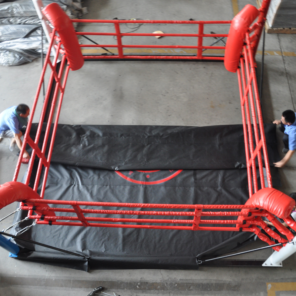 High Quality Wrestling AIBA Approved Boxing Ring Used Inflatable Boxing Ring Commercial MMA Octagon Used Boxing Ring CN;SHN