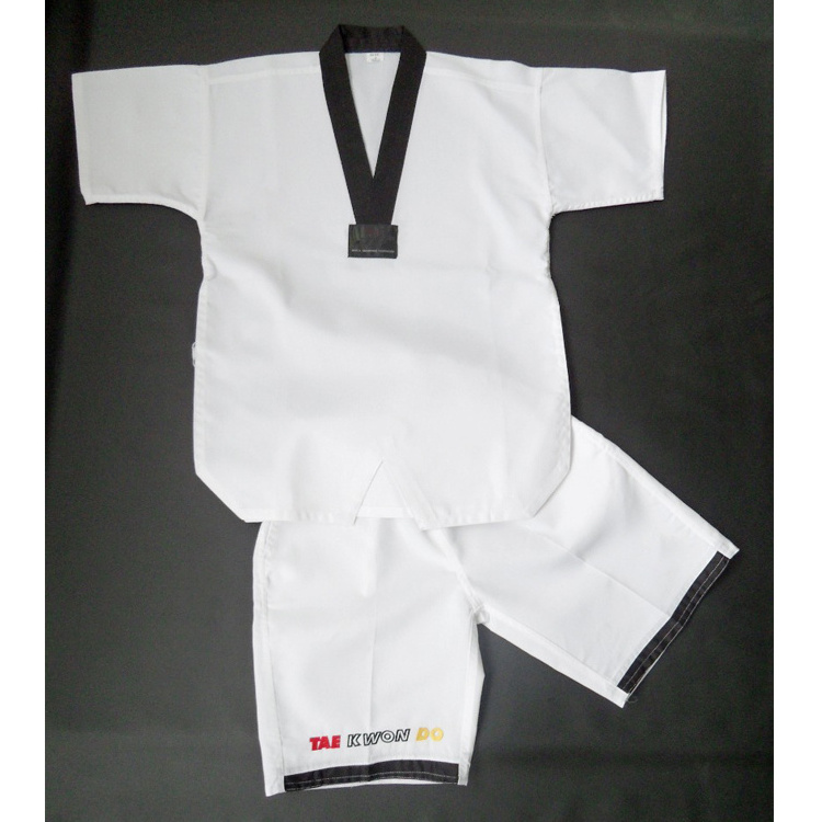 Factory Direct Sale Taekwondo Uniform Kids Kimono Karate Gi Light Material Martial Arts Taekwondo Uniform/Dobok for Training