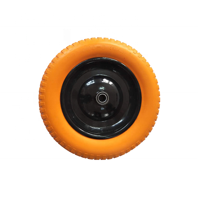 3.00-8 PU Foam Filling Wheels Solid Wheels Tire Inflation Polyurethane 13 Inch Wheelbarrow, Hand Truck and So on PU Form 16 Inch