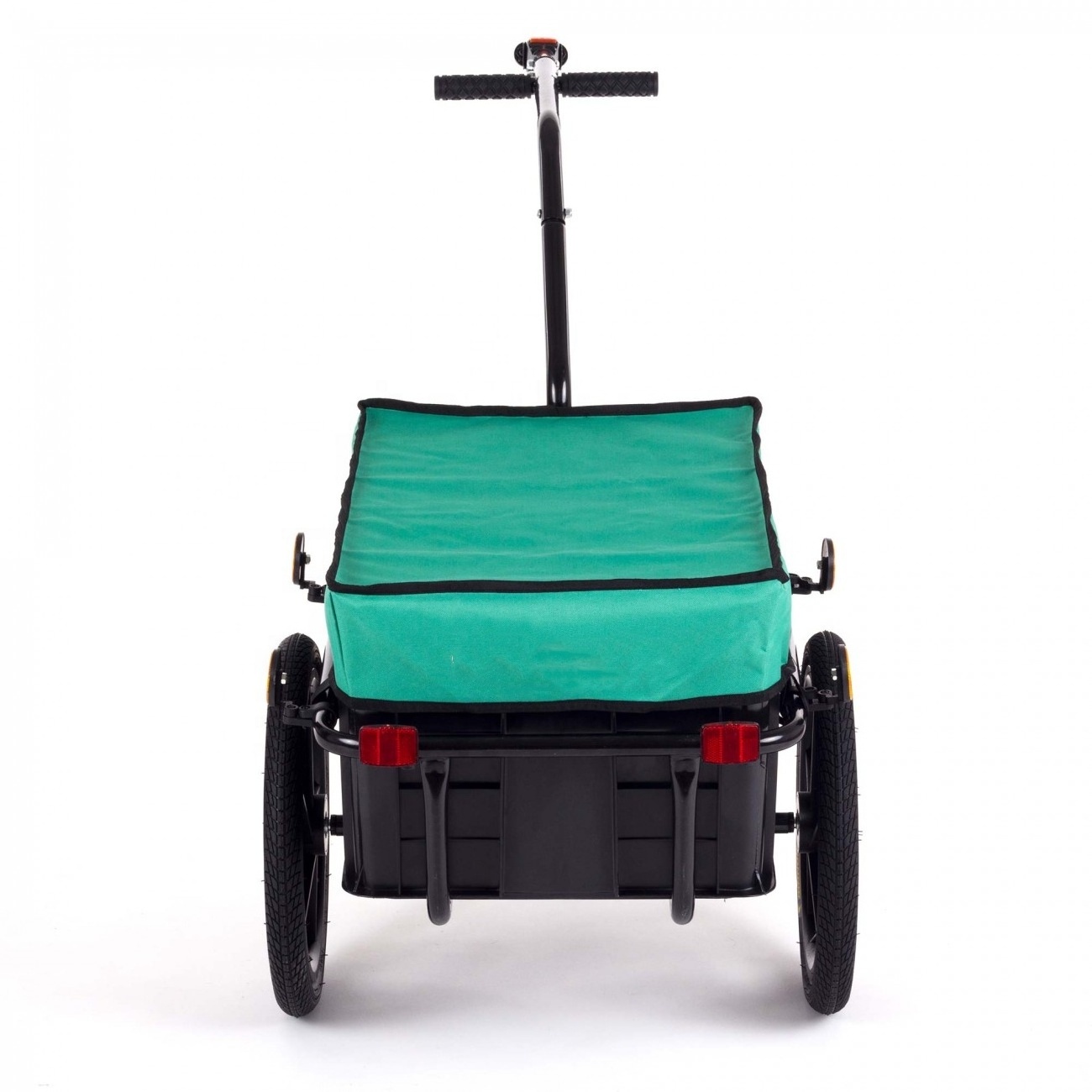 70L Cargo Trailer Bike Trolley Cart Handle Carrier Utility with Rain Cover