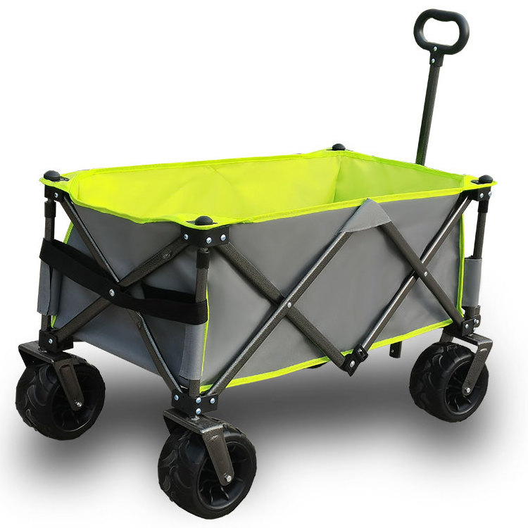 Collapsible folding wagon garden cart outdoor Utility wagon cart foldable wagon for camping