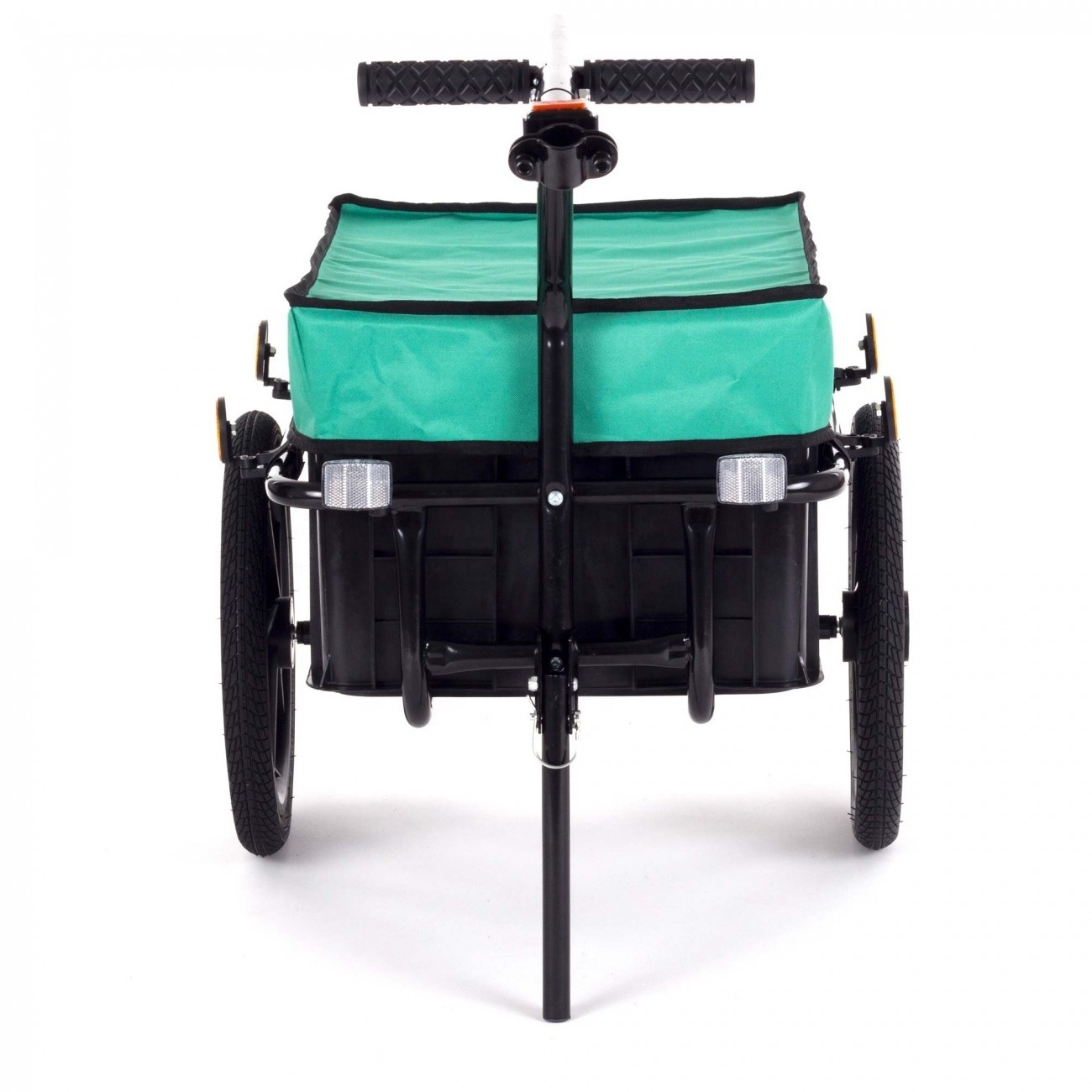 70L Cargo Trailer Bike Trolley Cart Handle Carrier Utility with Rain Cover