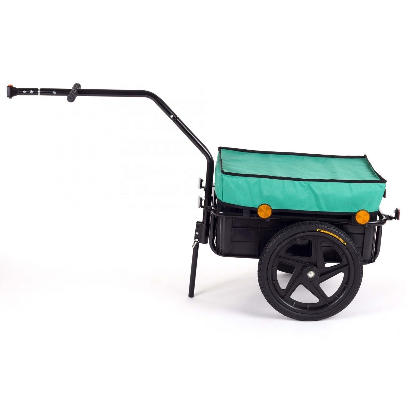 70L Cargo Trailer Bike Trolley Cart Handle Carrier Utility with Rain Cover