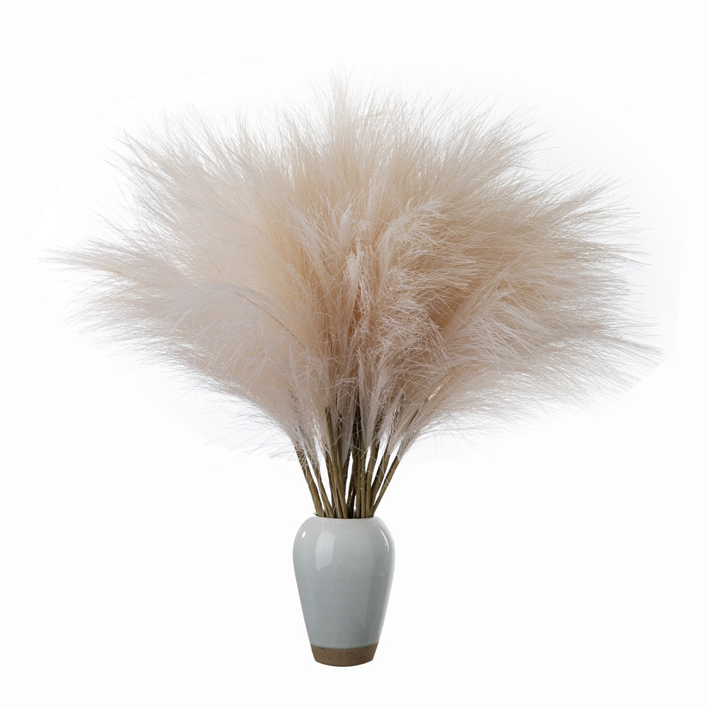 Hot Selling Boho Decor Artificial Large Pampas Grass Simulation Pampas Grass For Wedding Home Garden party Decoration