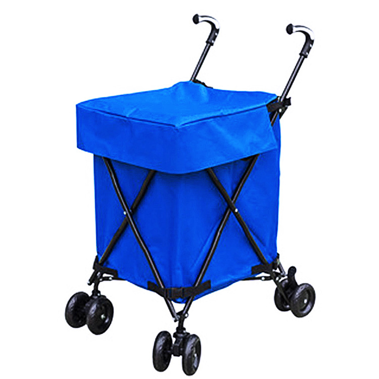 Collapsible utility wagon folding beach wagon