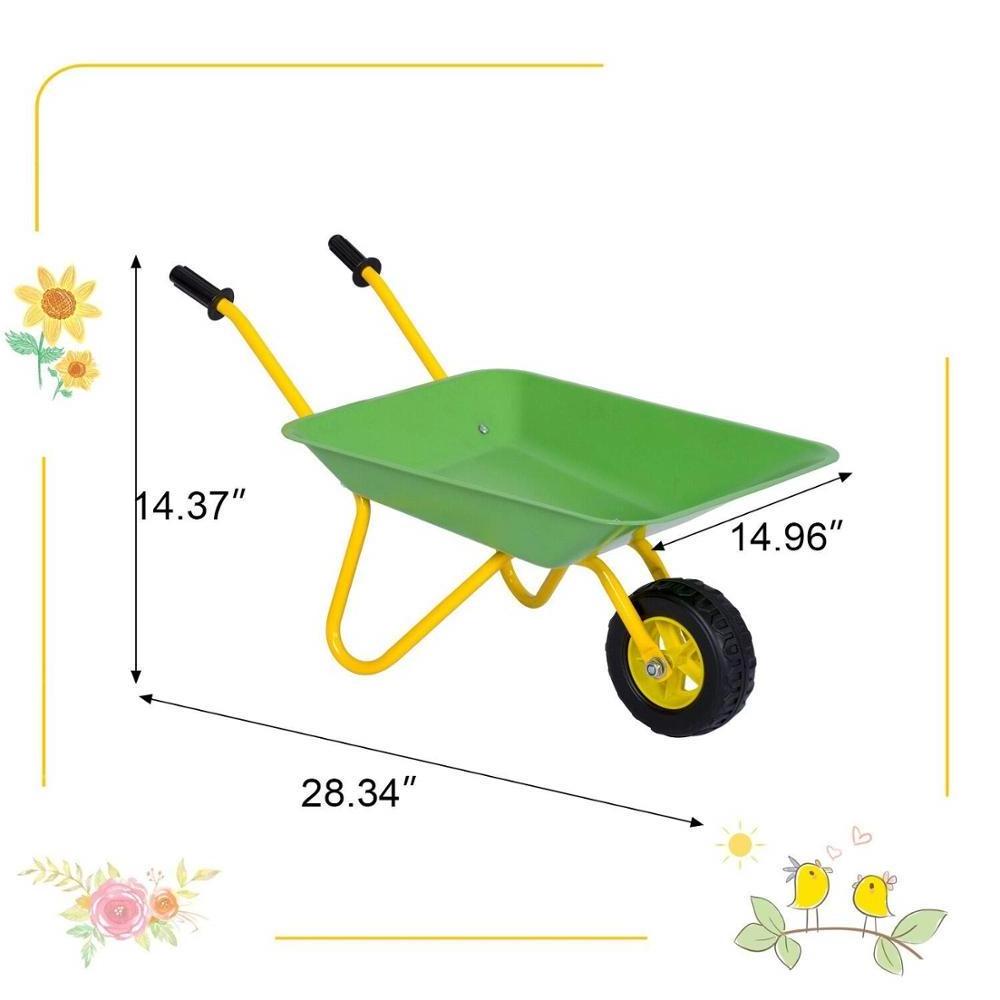 Kids Wheelbarrow and Garden Tools Tools in Garden for Toddlers Kids