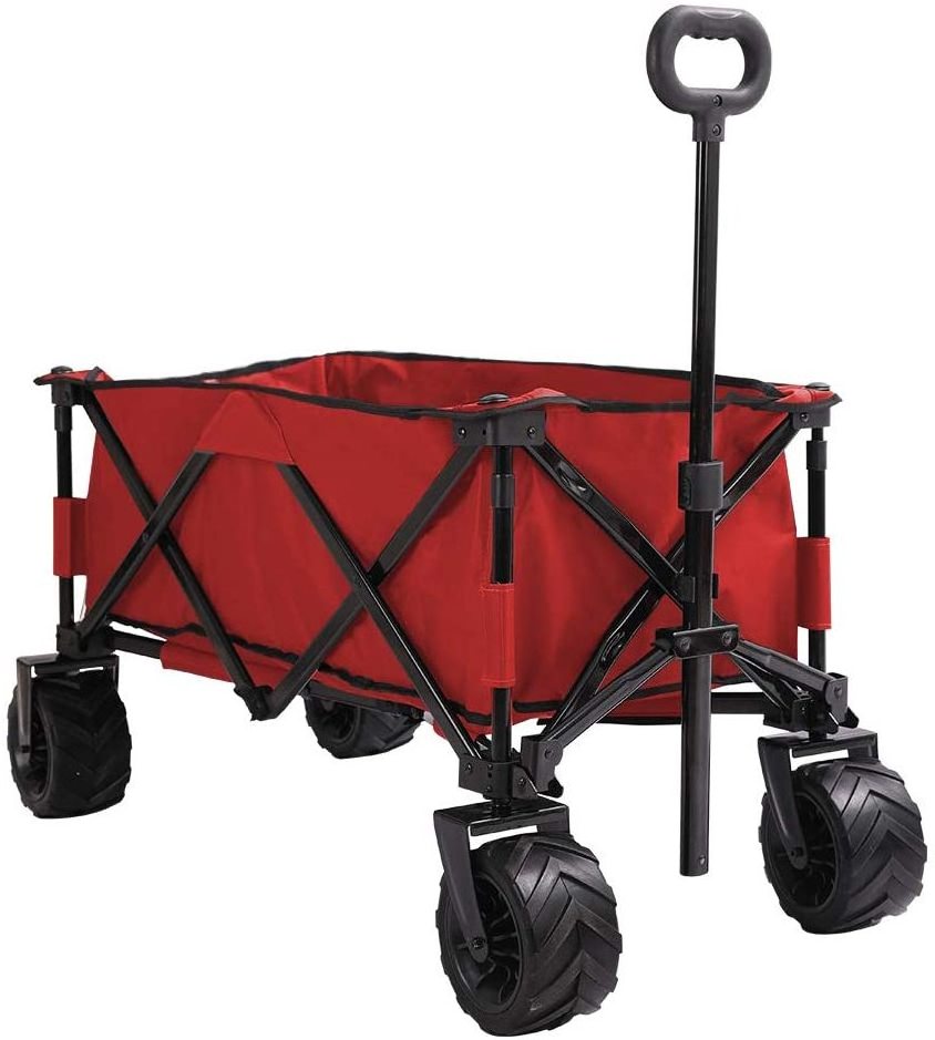 Collapsible Folding Utility Wagon Cart wagon trolley folding beach trolley