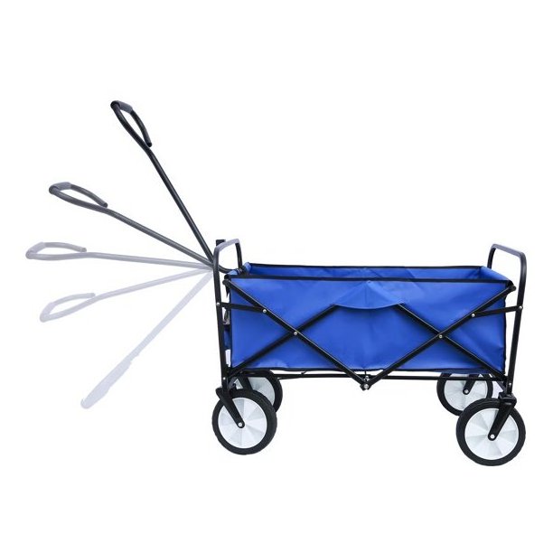 Collapsible Gift Wagon For Children All Terrain Utility Kids Trolley Cart Mini Folding Wagon Kids Cart Garden Yard Tool Toy Cart