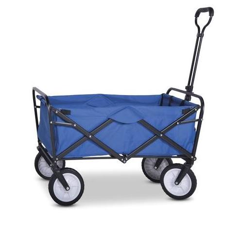 Collapsible Gift Wagon For Children All Terrain Utility Kids Trolley Cart Mini Folding Wagon Kids Cart Garden Yard Tool Toy Cart