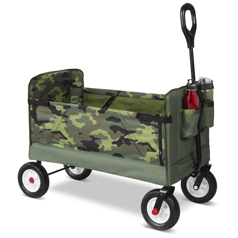 Collapsible Outdoor kids wagon kids wagon with car seats wagon foldable for kids