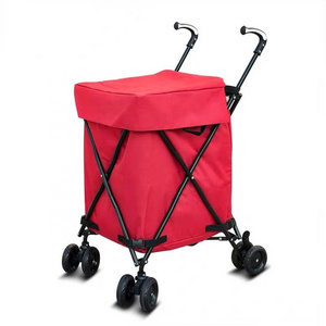 Collapsible utility wagon folding beach wagon