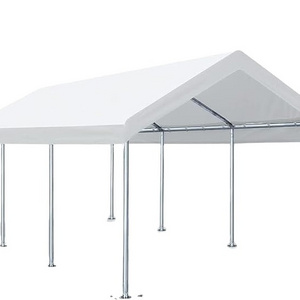 12'x20' Upgraded Carport Replacement Top Canopy Cover for Car Garage Shelter Tent Party Tent with Ball Bungees White