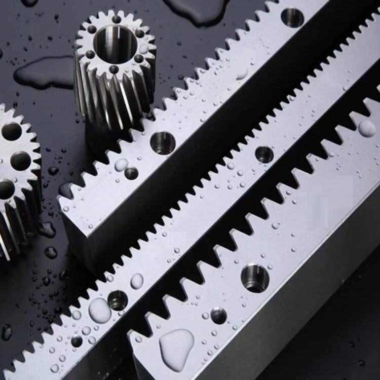 Customized Cnc Milling On The Way Helical Cnc M1 Helical Straight Gear Rack And Pinion For Fiber Laser Cutting Machine