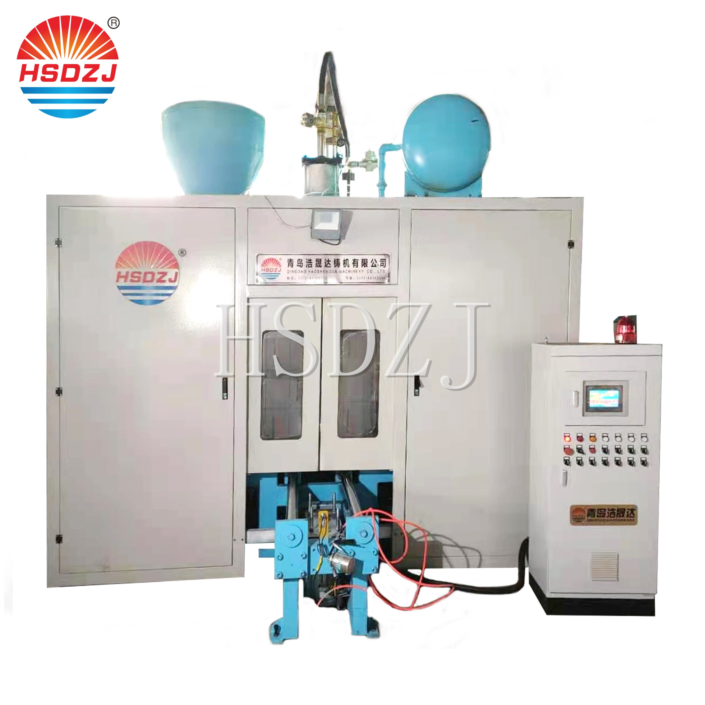 Casting Resin Coated Sand Cold Box Vertical Parting Core Shooter Sand Core Shooting Machine