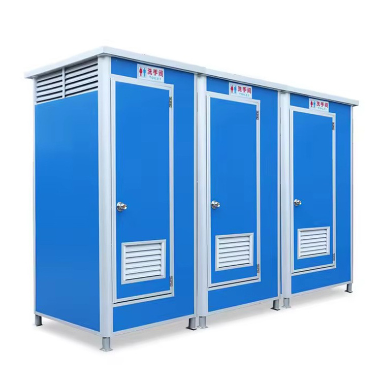 Sandwich Panel Luxury Outdoor-Camping-Mobile-Flush-Portable-Toilet Public Mobile Showers Toilet For Sale