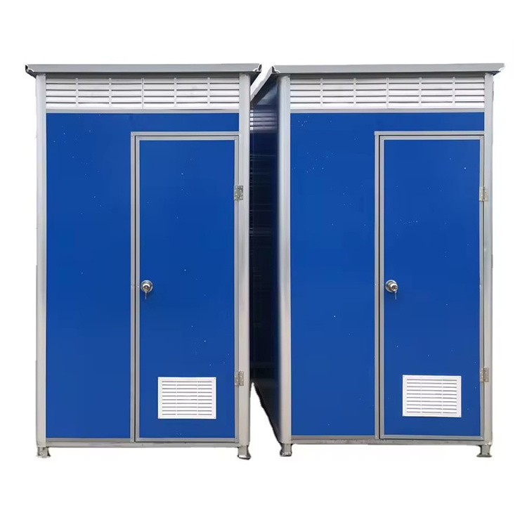 Sandwich Panel Luxury Outdoor-Camping-Mobile-Flush-Portable-Toilet Public Mobile Showers Toilet For Sale