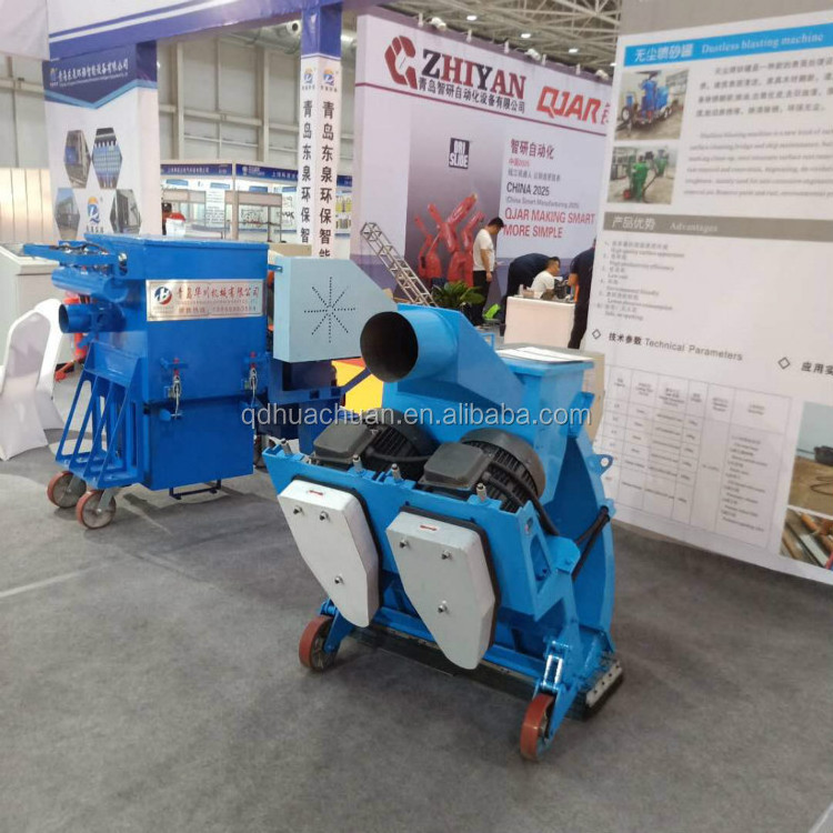 Mobile concrete road shot blasting equipment/road surface sand blasting machine/road surface shot blaster