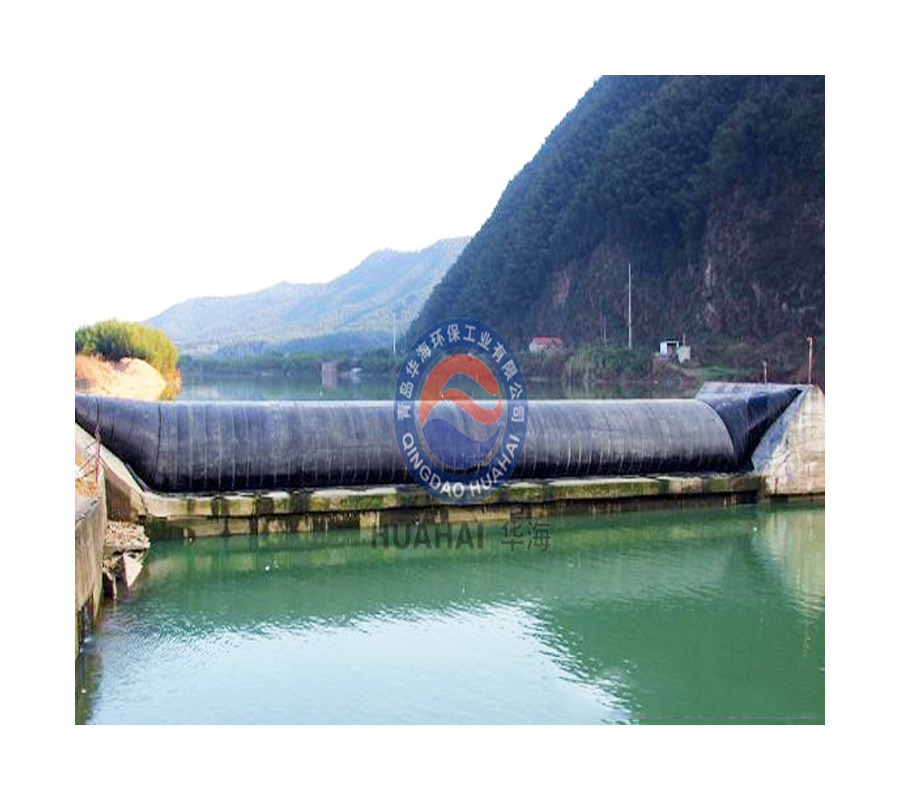 water conservancy project with good price air Inflatable Rubber River Water Dam /Rubber Inflatable waterproof dam/ spillway gate