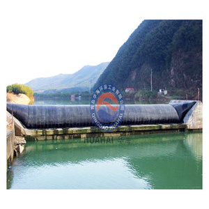 water conservancy project with good price air Inflatable Rubber River Water Dam /Rubber Inflatable waterproof dam/ spillway gate