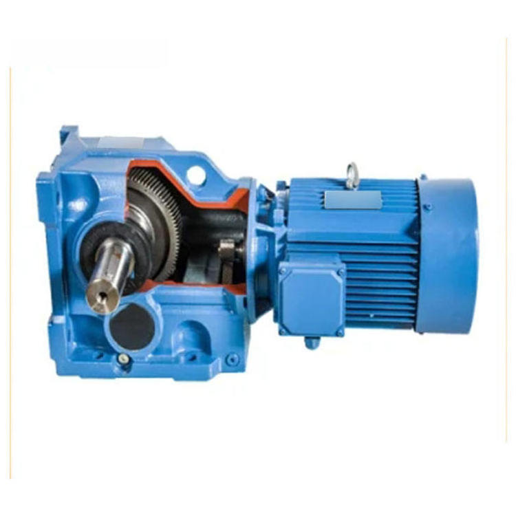 K Series Helical Bevel Transmission Gear Box Parts Reductor With Geared Motor For Wind Generator