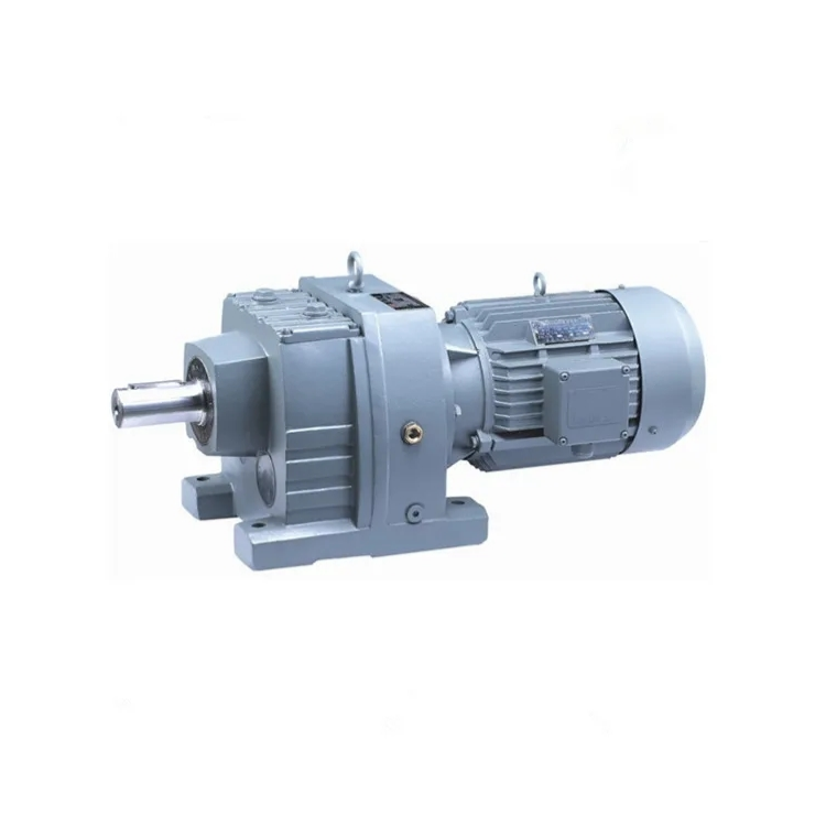 1/6 R Series Gearbox R Series Inline Helical Gearbox / Gear Motor R137 Bevel Gear Reducer