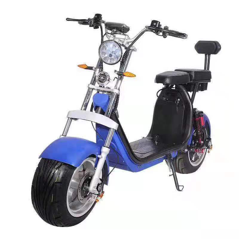 EEC COC certificate  60V 20ah double battery 1500W 2000W 3000w big fat tire Tyre Citycoco Electric Scooter