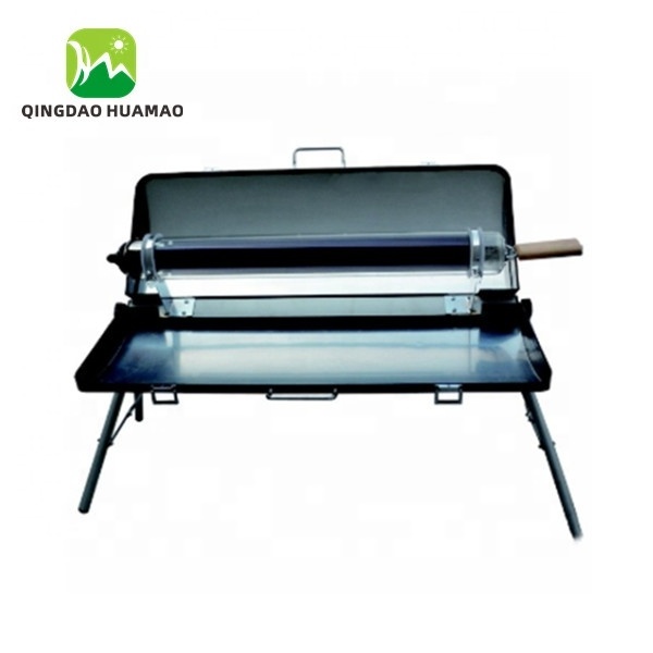 Solar portable barbecue stove outdoor household self driving stainless steel folding barbecue grill solar stove grill