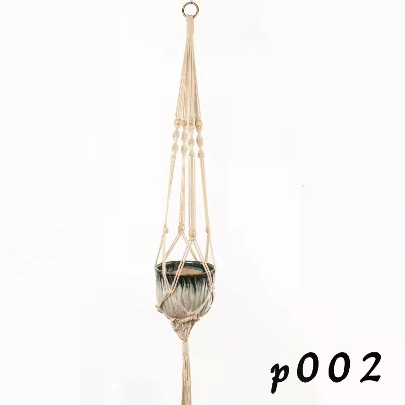 Macrame Plant Hangers  Indoor Wall Hanging Planter Basket Flower Pot Holder Boho Home Decor