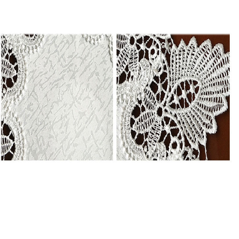 Novelty unique funny christmas vinyl lace placemat in Mats & Pads For  dining table  Decoration