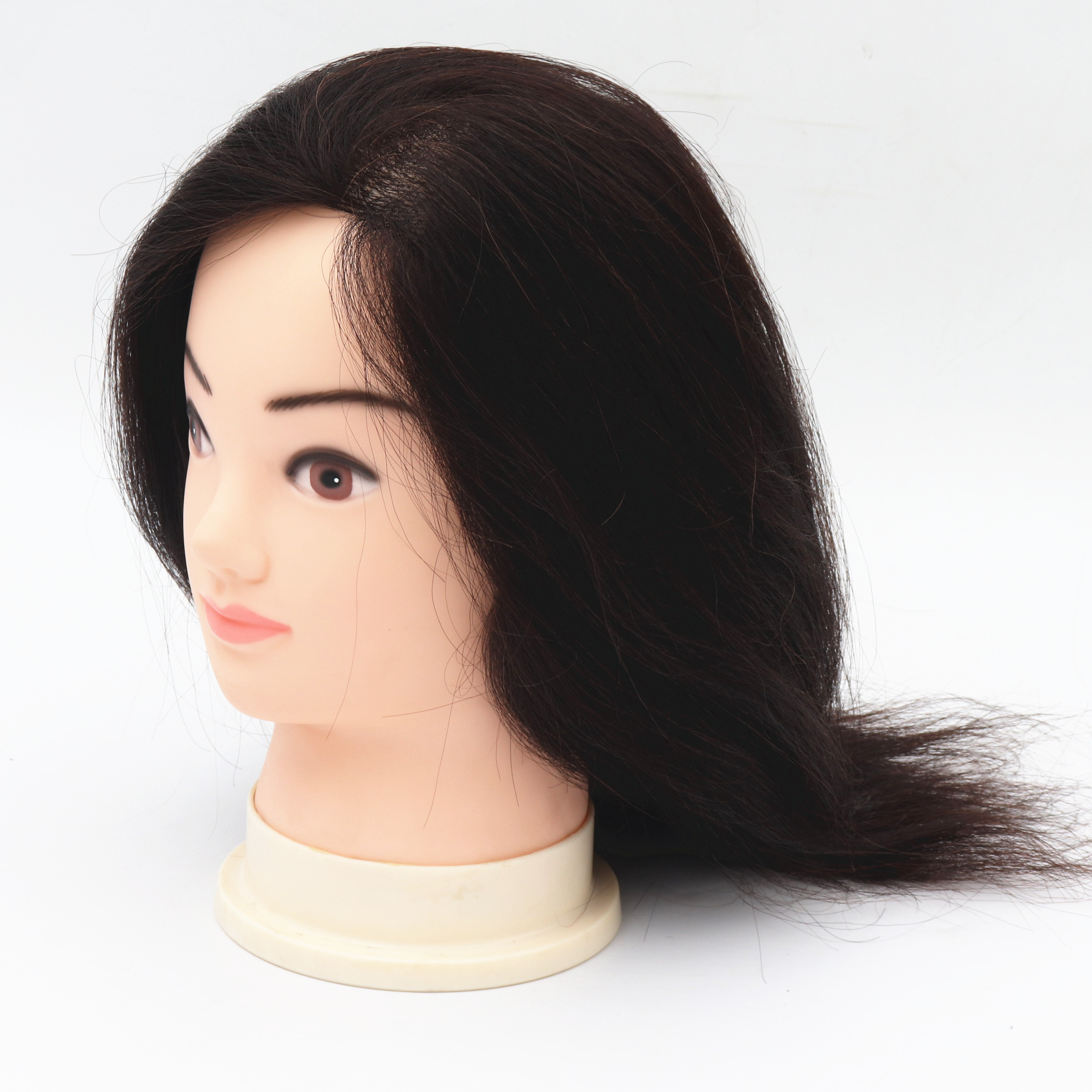 Training Mannequin Head For Barber Shop Practice Human Hair