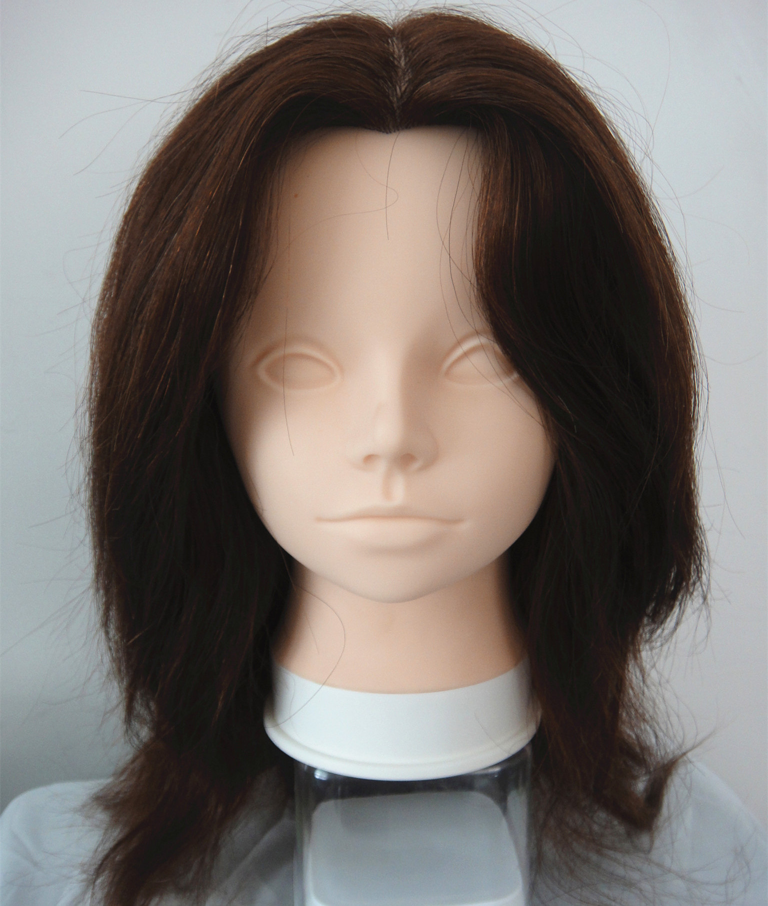 Training Mannequin Head For Barber Shop Practice Human Hair