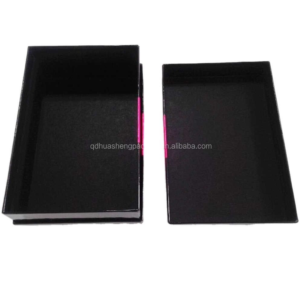 Custom logo paper luxury hair extension delivery accessories box scissor packing packaging