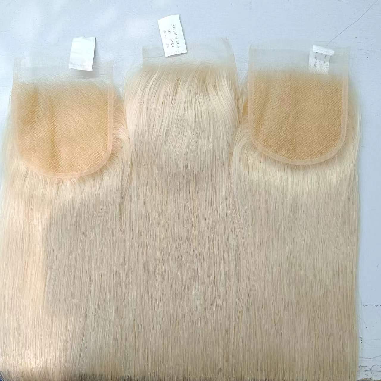 613 hd lace frontal Closure 4x4 5x5 6x6 hd lace closure  Blonde human Hair Vendor human Hair 13x6 13x4 hd lace frontal