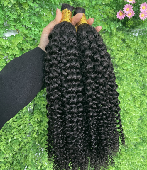 deep wave bundles 100% Human Hair Extensions Braiding Hair Bulk Bundles Hair For Braiding