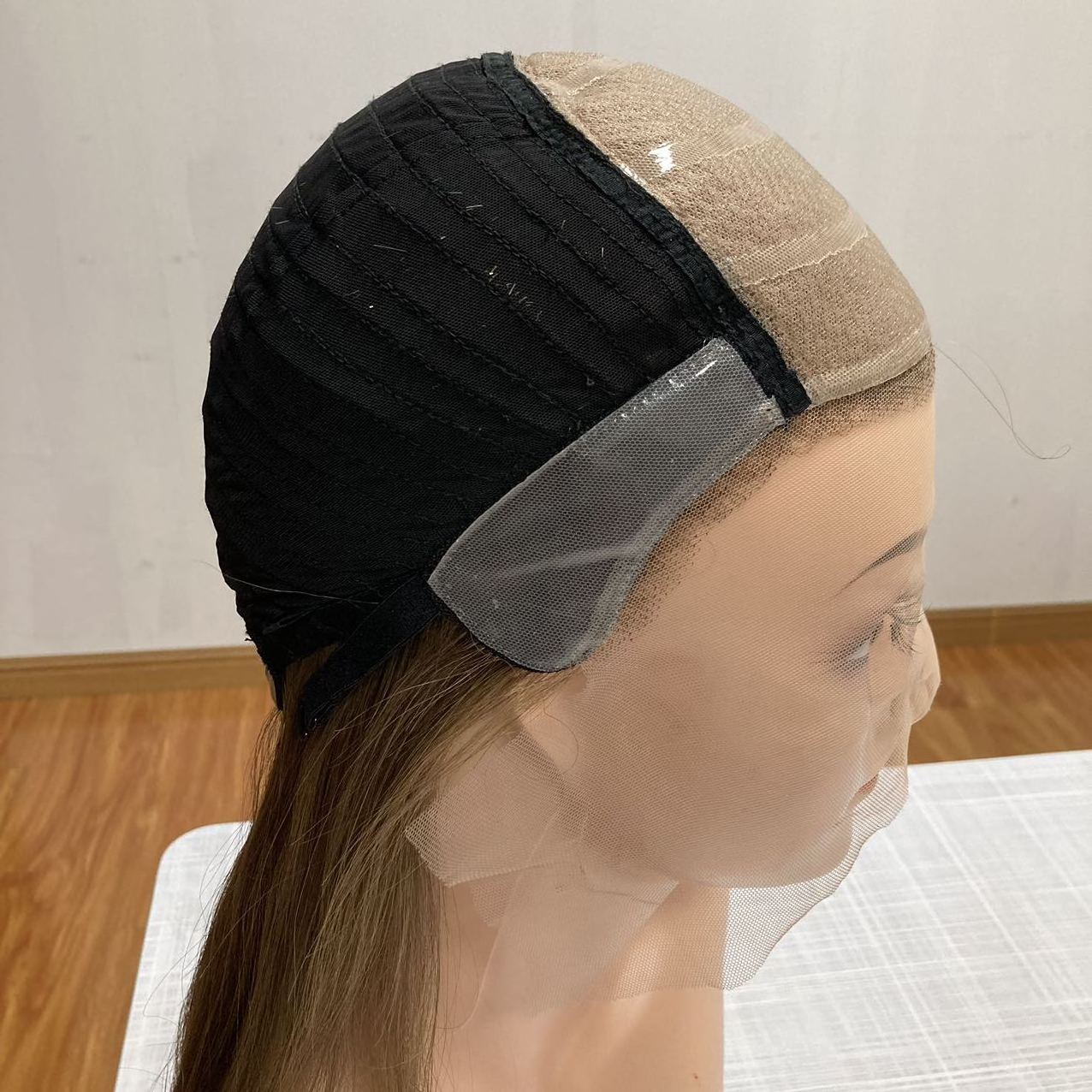 Glueless Silk Top Silicone Medical Wig Replacement  European Human Hair For Alopecia Or Cancer